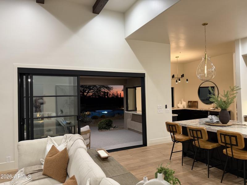 Looking Out the Arcadia Door