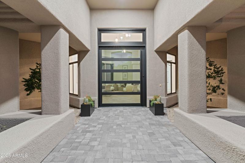 Front Entrance at Night