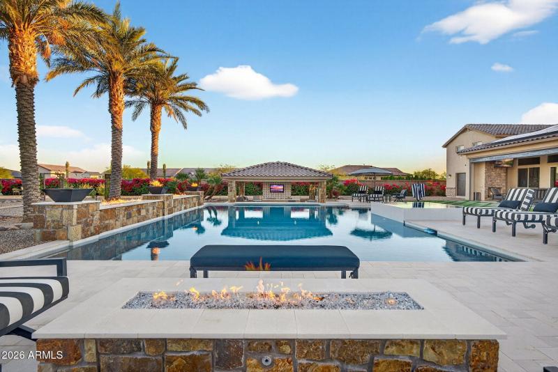 Pool, Fire Pits & Grounds