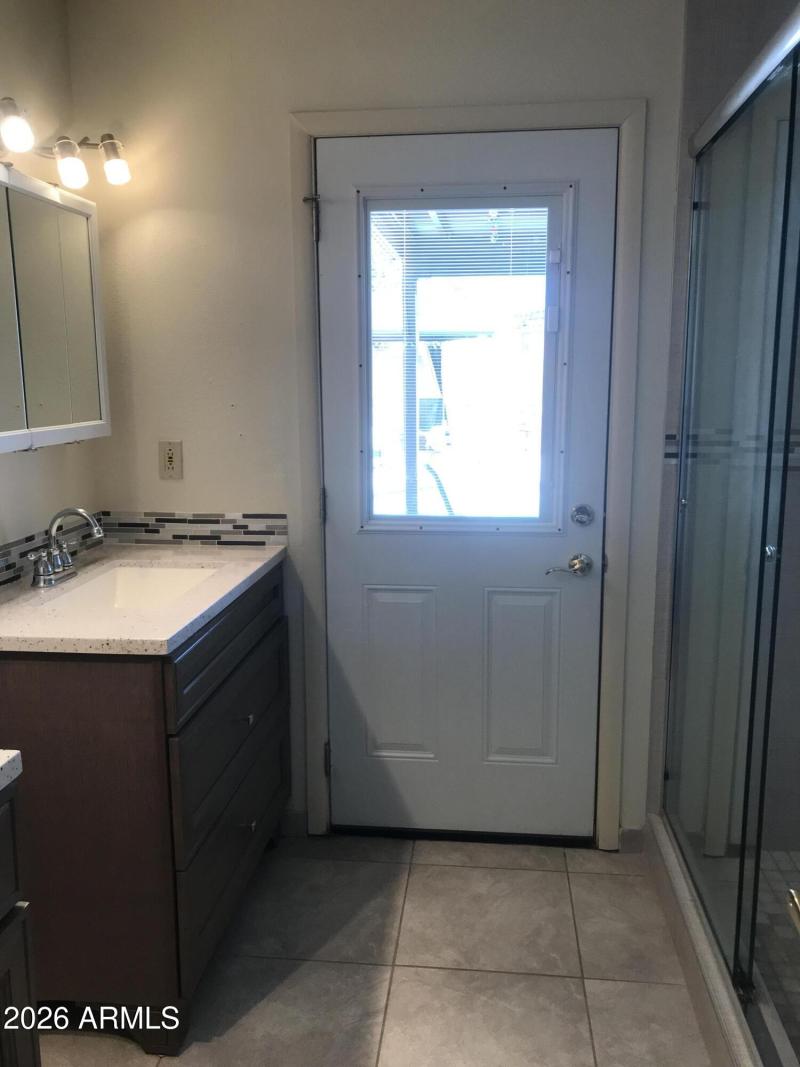 Primary Bath exit to back patio