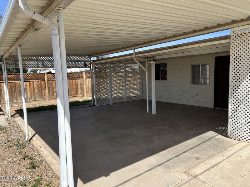 Large Covered Back Patio