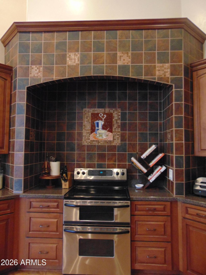 Tiled Stove Area