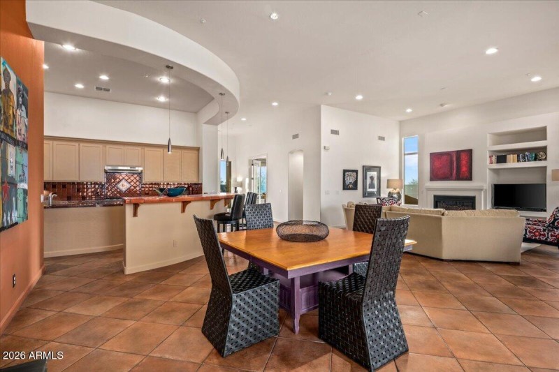 23-Dining Room To Kitchen & Living Areas