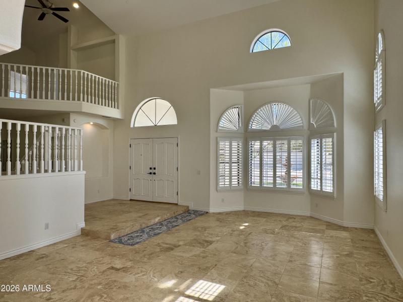 Foyer and Living Room