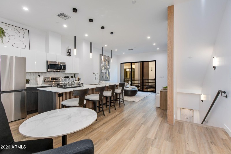Living Room and Kitchen
