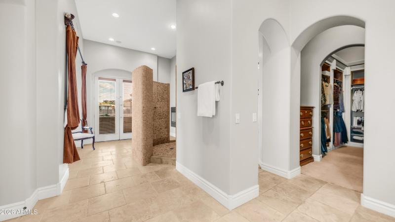 Master french door to yard