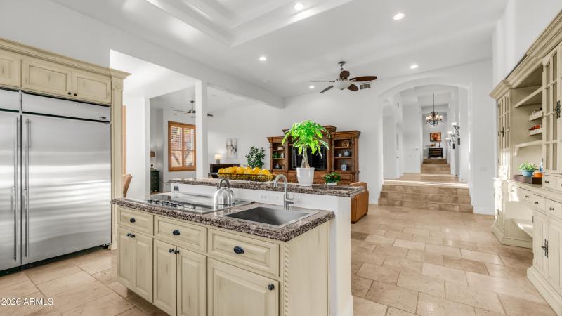 Custom kitchen island