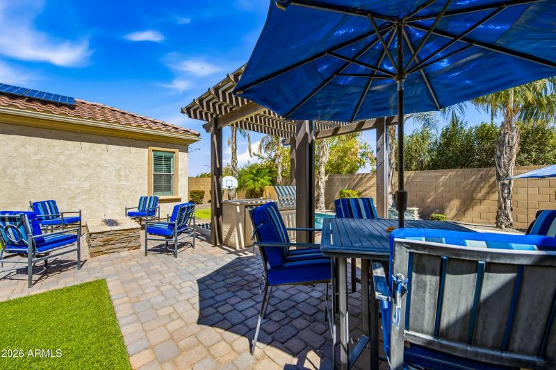 Multiple seating areas