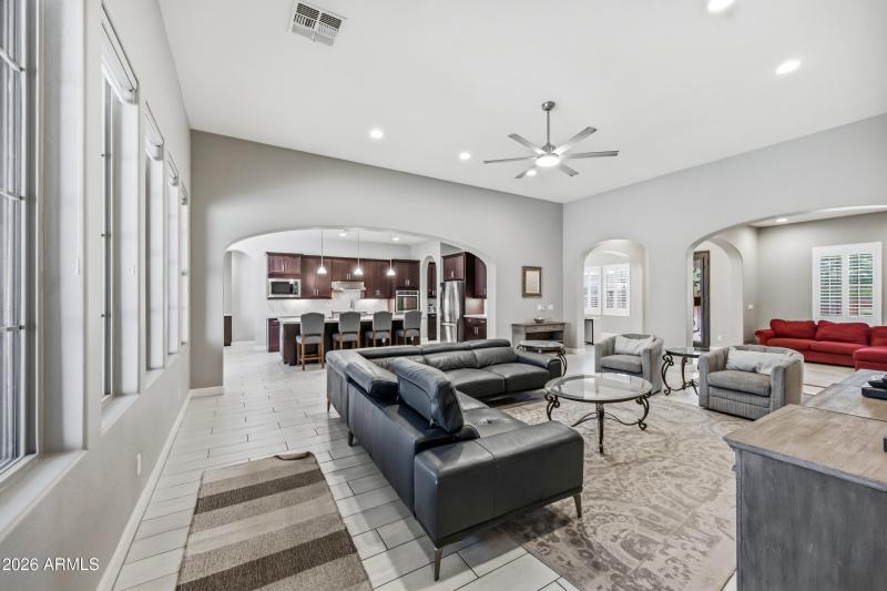 Open great rooom concept