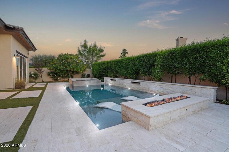 Twilight Fire Pit Pool Hot Tub