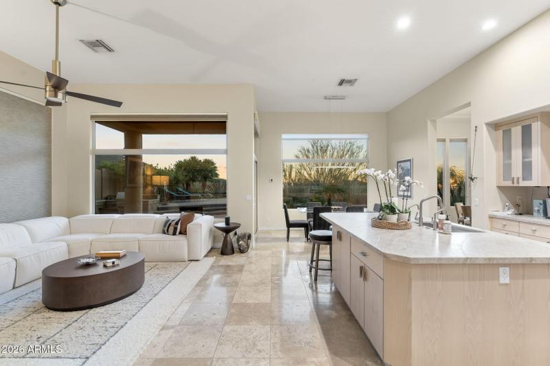 Kitchen to Family Room