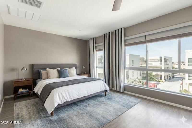 Primary Bedroom virtually staged