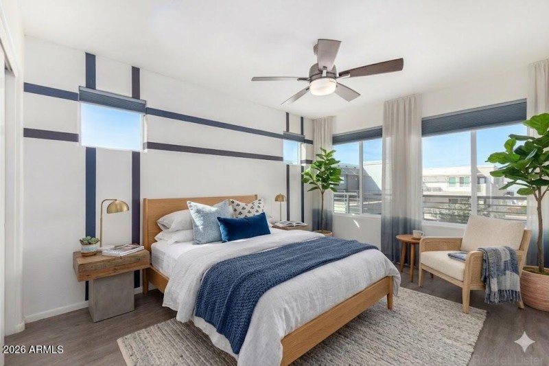 Secondary bedroom virtuallystaged