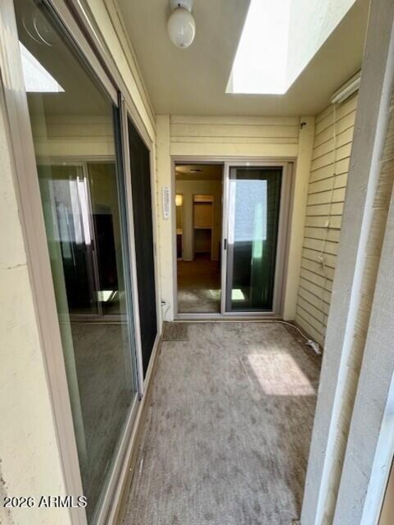 Mudroom with Skylight