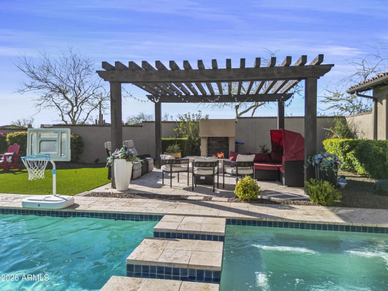 S'mores under the Ramada