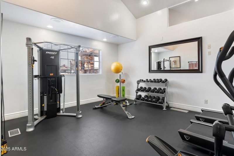 Workout room