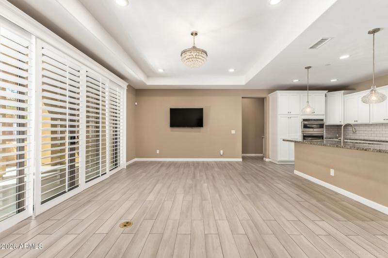 Living Room w/4 Panel Glass Door
