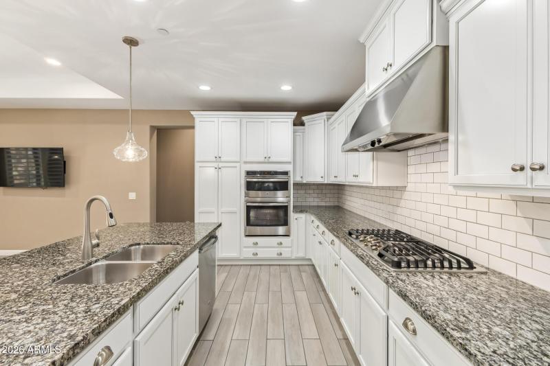 Stainless Hood and Gas Cooktop