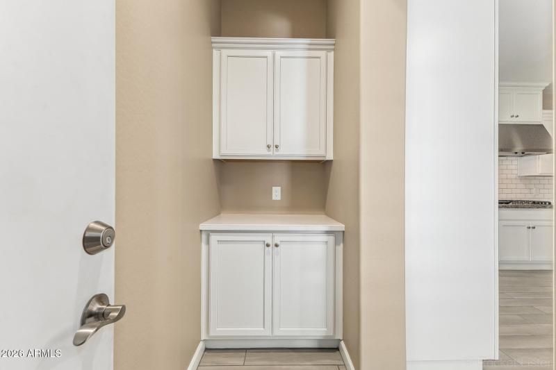 Garage Entry Cabinetry
