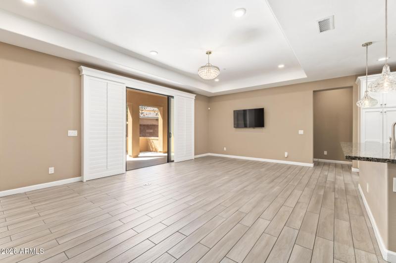 Living Room w/Shutter Panels Open