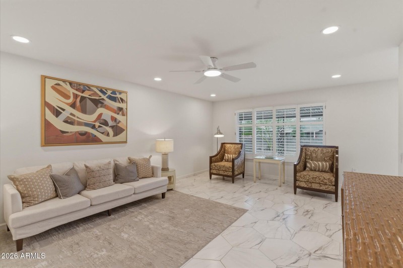 Large Window Overlooks Backyard