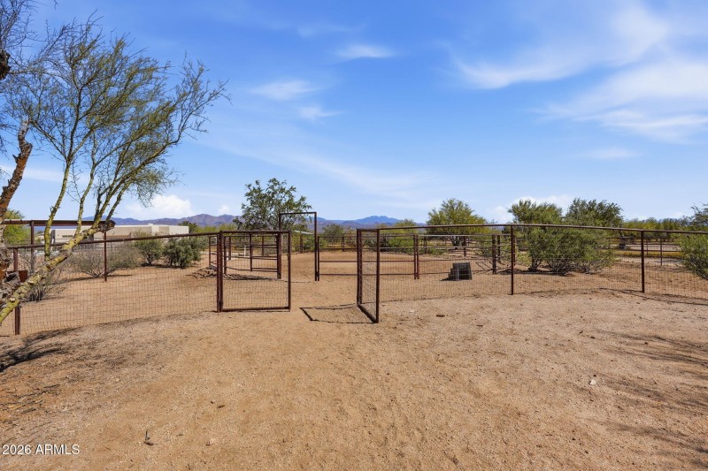 Entering Training Area from yard