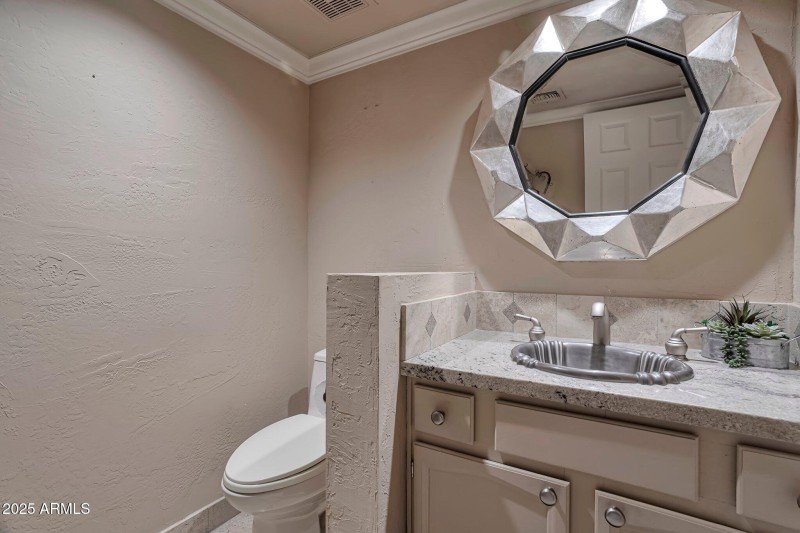 Powder room downstairs