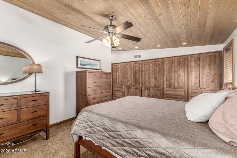 Wall of Built in Cabinet & Closet Space