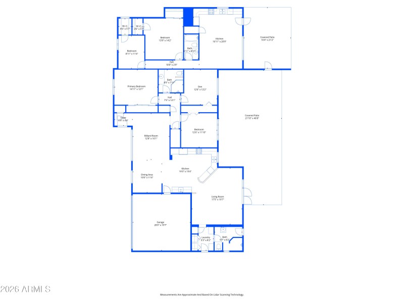 Floor plan with dimensions