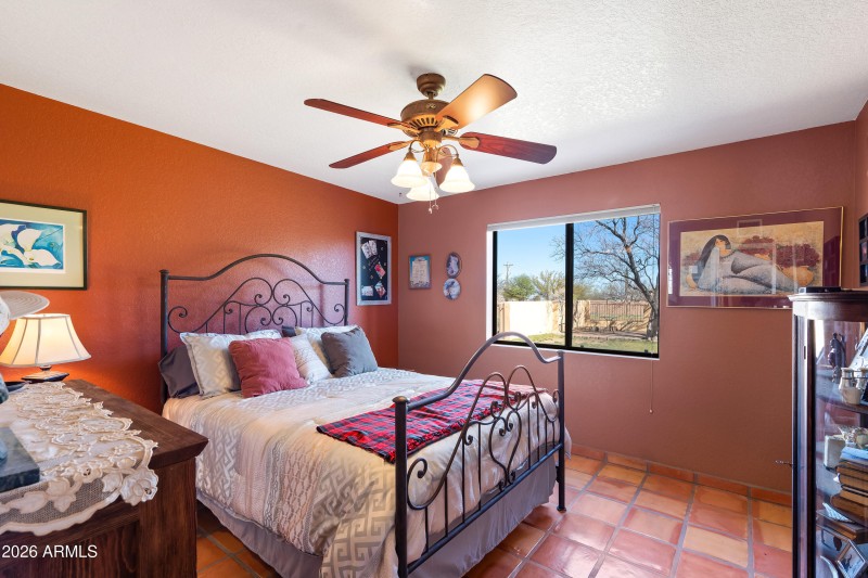 Guest Bedroom 2 Courtyard Views