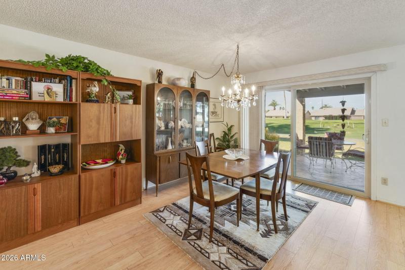 Dining Area/New Lamanite Flooring