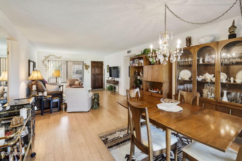 Living Room & Dining Area