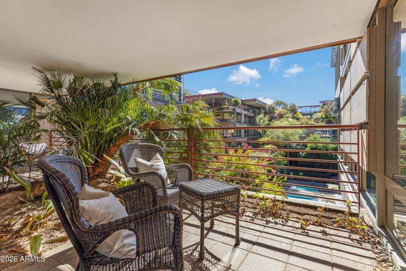 Patio Overlooking Pool