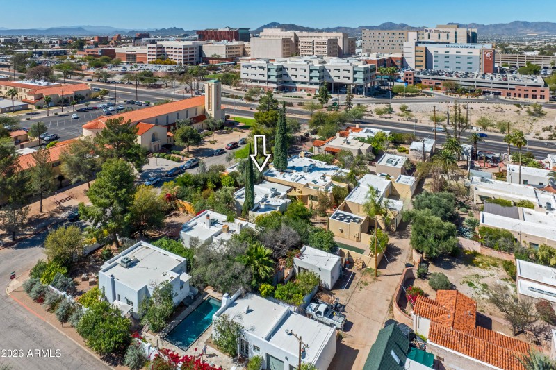 Drone from Side Looking West