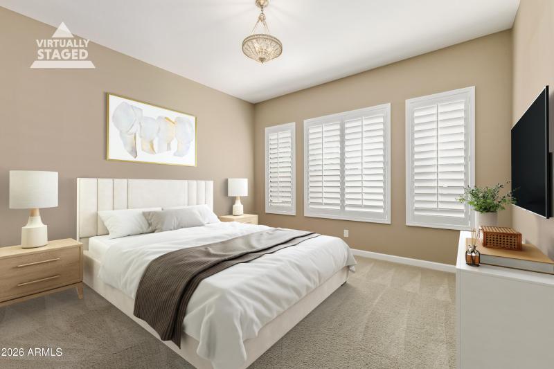 Primary Suite Staged