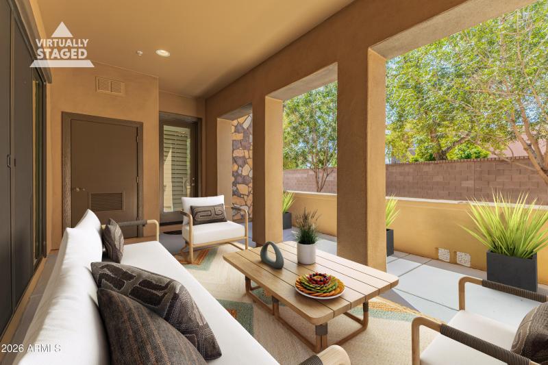 Patio Virtual Staged