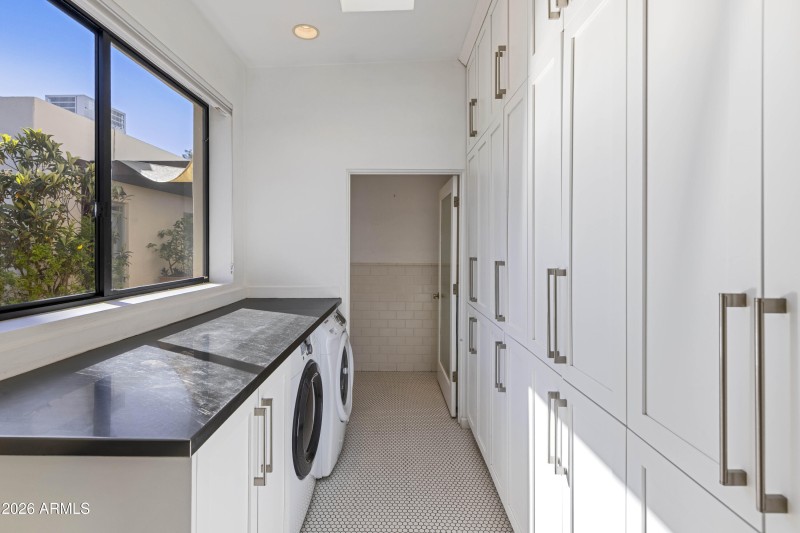 Laundry Area within Primary Bath