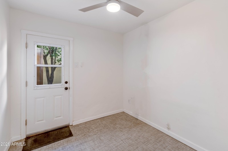 Entry Storage Room within Detached Guest