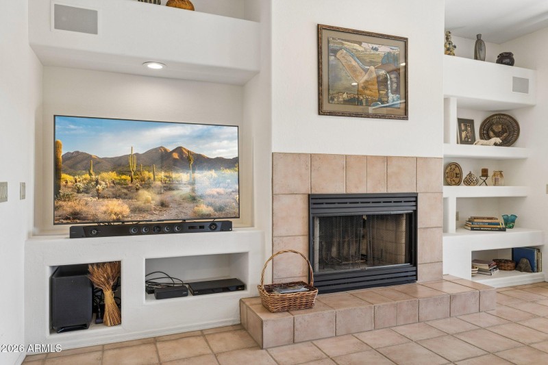 Wood Burning Fireplace