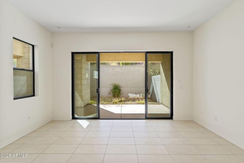 sliders to back patio