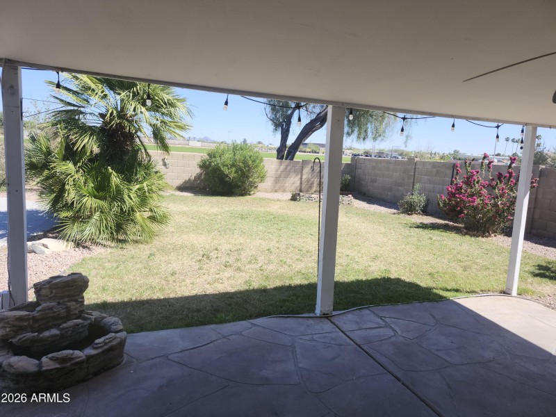 Covered Patio & Grassy Bckyrd
