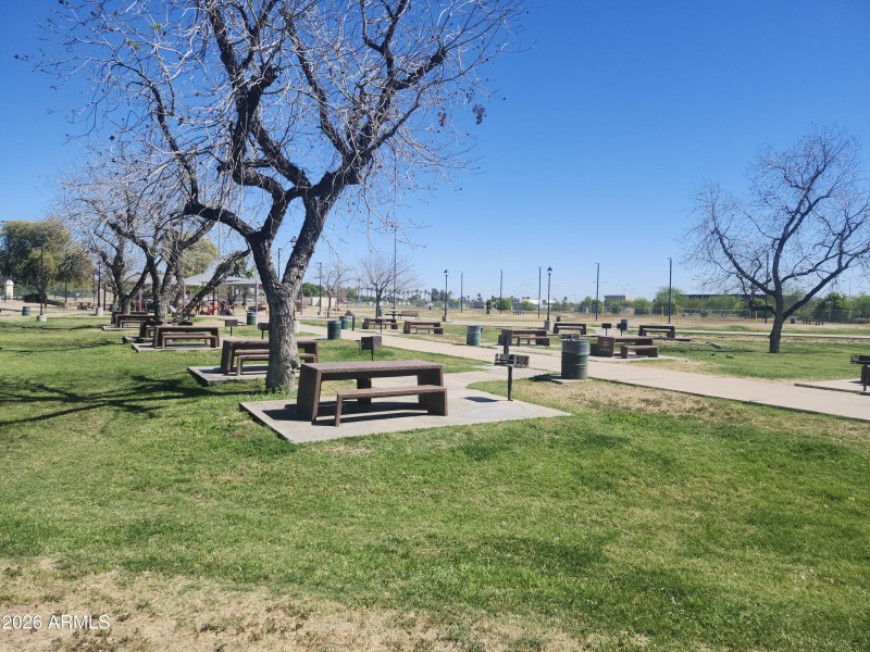 Outside Picnic Benches