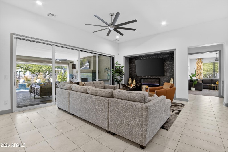 Great room and hallway