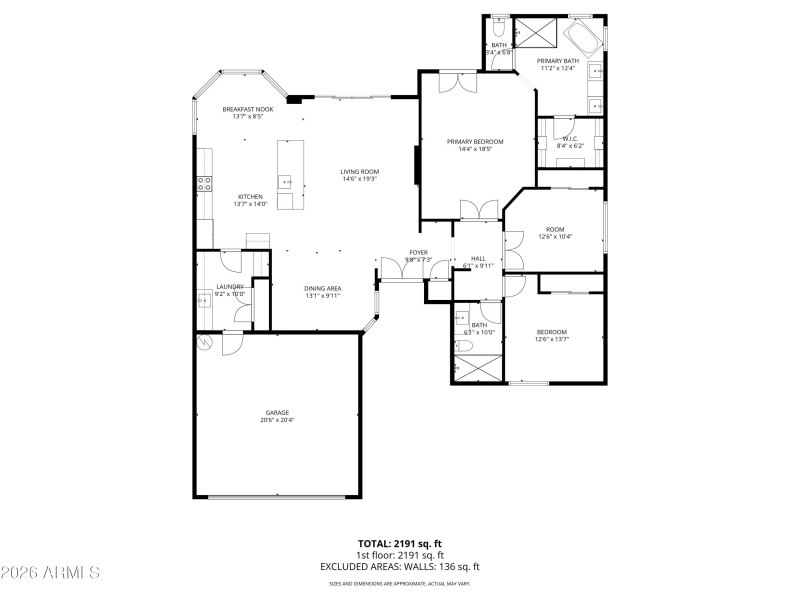 5239 E Kathleen 2D floorplan