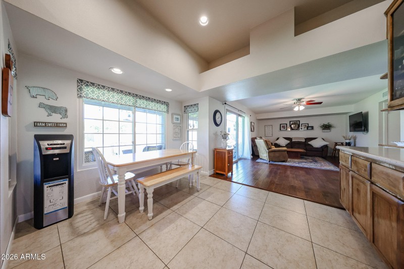 Lots of natural light