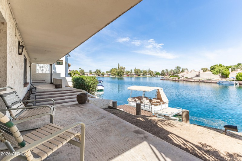 View Down Channel from Bottom Floor