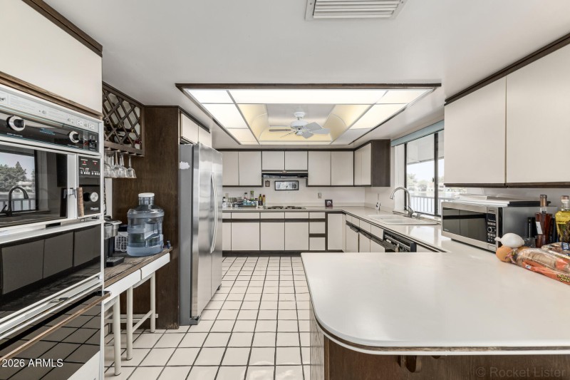 Kitchen w/ Views of Lake