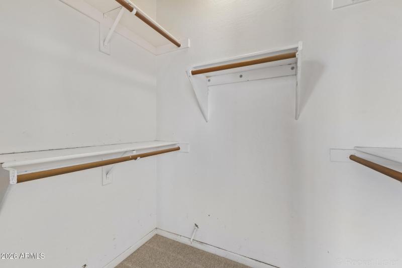 Master walk-in closet