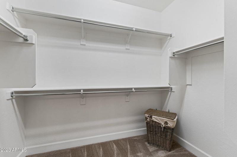 Primary walk-in closet