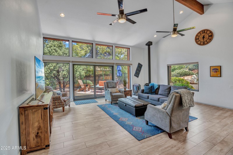 Natural Light Filled Great Room